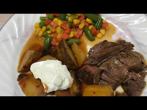 Cooking Pot Roast/With Campbell's Soups/ Grandma Sandy