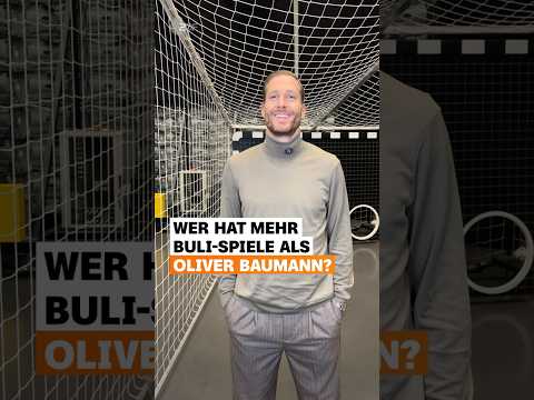 Wer hat mehr Buli-Spiele als Oliver Baumann? 👀 | sportstudio | #shorts