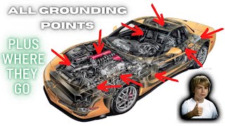 ALL 9 C5 CORVETTE GROUNDING POINTS AND WHAT THEY GROUND
