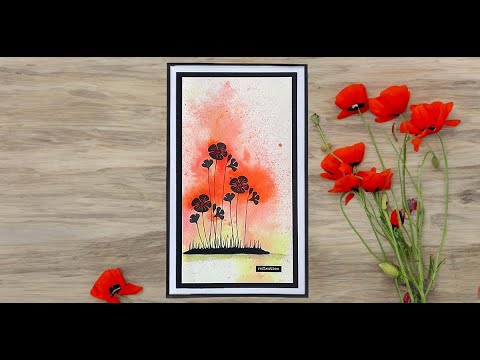 Gorgeous Garden Poppies by Jo Rice - A Lavinia Stamps Tutorial