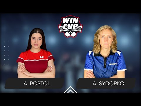 10:30 Anastasiia Postol  - Anzhela Sydorko  01.08.2025 WINCUP Women Master. TABLE 1