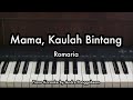 Mama Kaulah Bintang Romario Piano Karaoke By Andre Panggabean