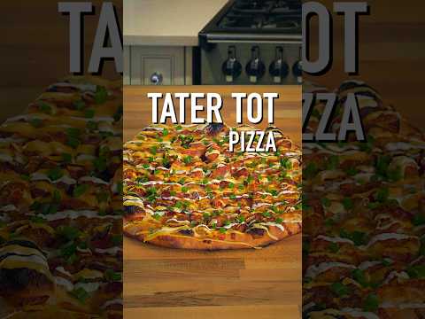 Tater Tot Pizza 🍕 #shorts
