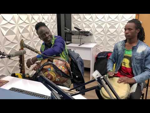 Makadem perfoming Ban Piende at Radio Jambo