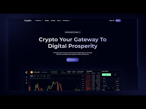 Responsive Crypto Website Using Reactjs Motion Css