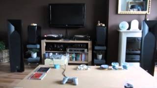 Video thumbnail for JBL Studio 580 Playstation 1 Yamaha P3500S Dynavox TPR 3 by Vouwfiets9