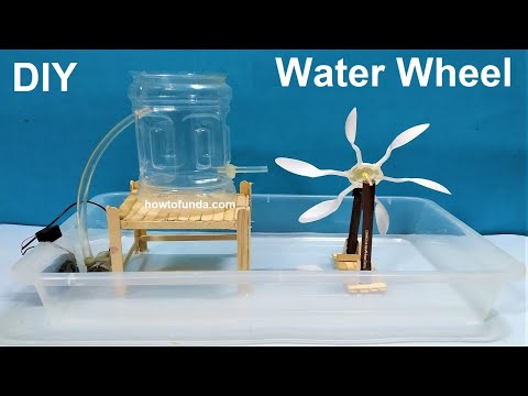 wind turbine or wind mill working model science project innovative award winning howtofunda