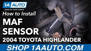 How to Replace MAF Mass Air Flow Sensor 01-07 Toyota Highlander L4 2.4L
