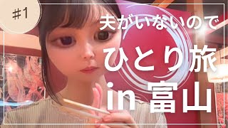 【女ひとり旅】新婚なのに夫がいないのでぼっちで富山満喫してきた