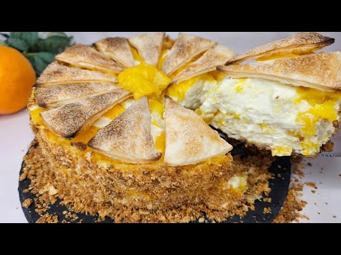 Orange Puff Pastry Cake