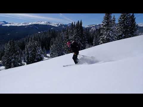 Backcountry Skiing on Vail Pass Jan 2022