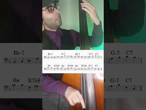 EPISODE 76: Come rain or come shine WALKING BASS jazz standard double bass