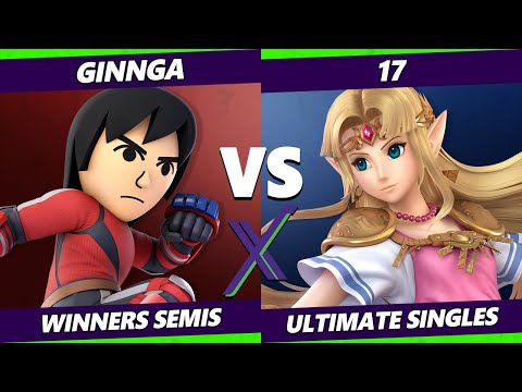 S@X 369 Online Winners Semis - Ginnga (Mii Brawler) Vs. 17 (Zelda) Smash Ultimate - SSBU