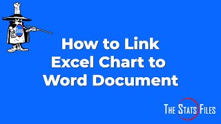 How to link an Excel Chart and Table to Word