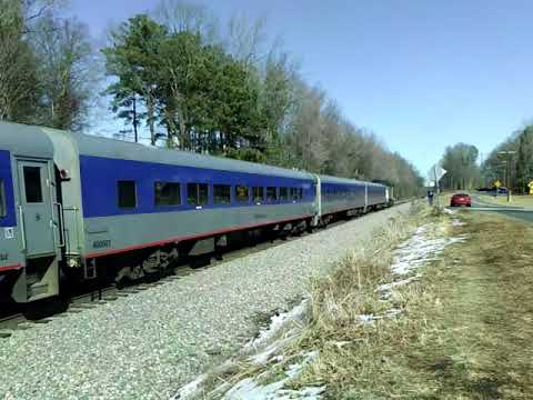 Amtrak P 074  The Piedmont north by Five Row 1 21 18
