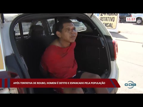 Após tentativa de roubo, homem é detido e espancado pela população 27 07 2022