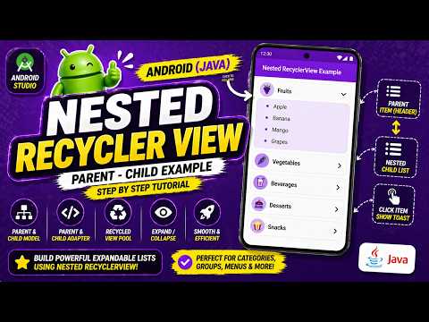 Android Nested Recyclerview Tutorial In Java