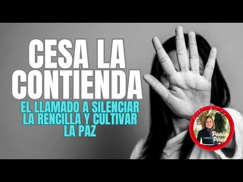✋Stop the STRIFE: The call to silence the quarrel and cultivate peace🕊️ - Paula Pires
