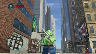 LEGO Marvel Super Heroes - Unlocking Drax + Gameplay (All Drax Missions)