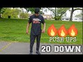 SEAN G 20 DOWN PUSH UPS ROUTINE FOR A NICE CHEST