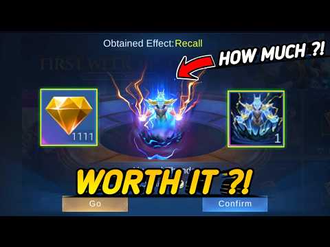 HOW MUCH 💎?! DRAW ABYSSAL THUNDER RECALL EFFECT! - MLBB