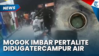 BBM DIDUGA Tercampur Air, Sejumlah Motor Mogok Didorong di Bogor, SPBU Buka Suara