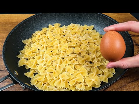 Do you have pasta and 3 eggs? The secret to the most delicious dinner is revealed!