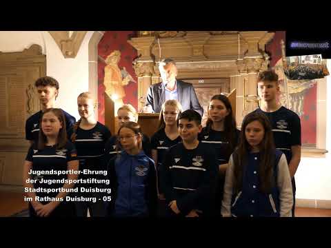 Youth Athlete Award Ceremony, Youth Sports Foundation, Duisburg City Sports Association, Duisburg...