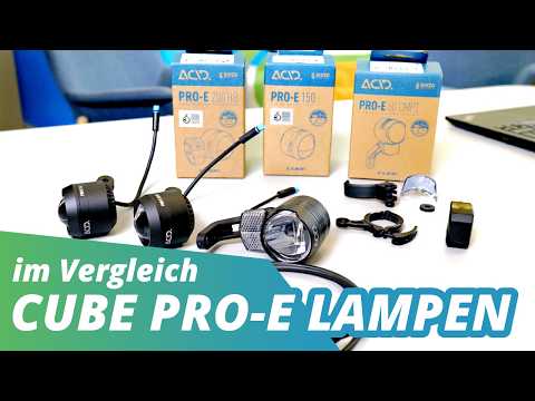 🤔ACID E-Bike headlights for Cube X-Connect in comparison👍👎