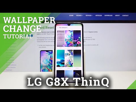 How to Change Wallpaper in LG G8X ThinQ – Set Up Display Photo