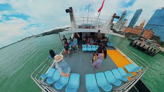 Celebrity Edge, Auckland Sail-away. DJI Osmo 360.