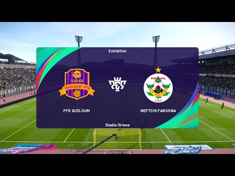 PFK Qizilqum vs Neftchi Fargona (26/05/2023) Coca-Cola Superliga PES 2021