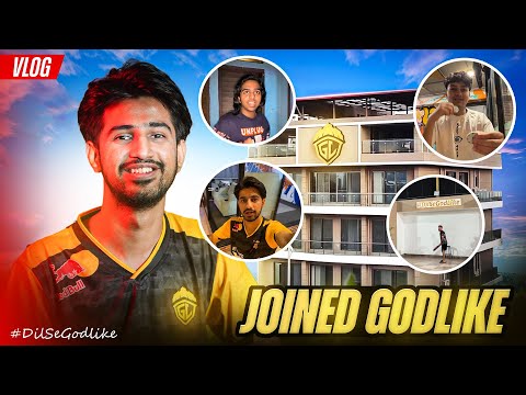 JOINED @GodLikeEsportss AS A CONTENT CREATOR | VLOG