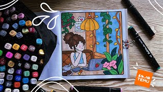 coloriamo insieme in ASMR 🖌️ con i pennarelli ad alcool