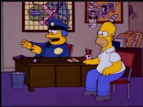 Chief Wiggum und die unsichtbare Schreibmaschine