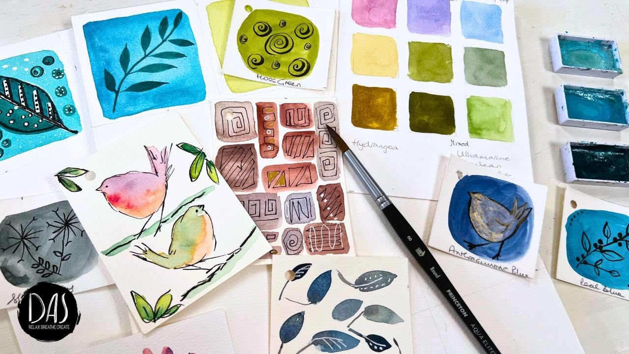 New Watercolor Painters: Do this for 5 mins a day and change your life - guaranteed!