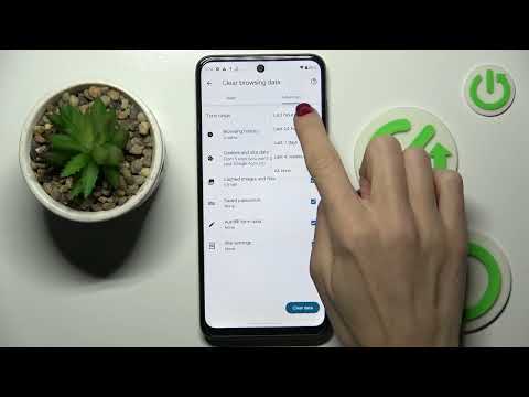 How to Clear Browsing Data on the MOTOROLA Moto G53 - Remove History, Cache, Cookies, Credentials