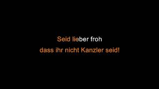 Die Toten Hosen - Kanzler sein...