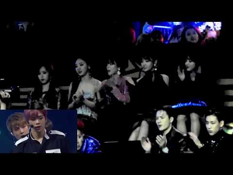 [181214] TWICE(트와이스) REACTS to WANNA ONE(워너원) @2018 MAMA in HONGKONG