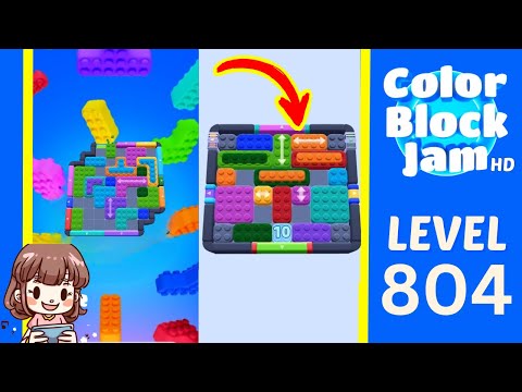Color Block Jam Level 410 (804) Solution Walkthrough