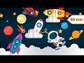 Moon, Stars, Planets and Space | Relaxing Music for Children | Lullaby for Kids & Babies