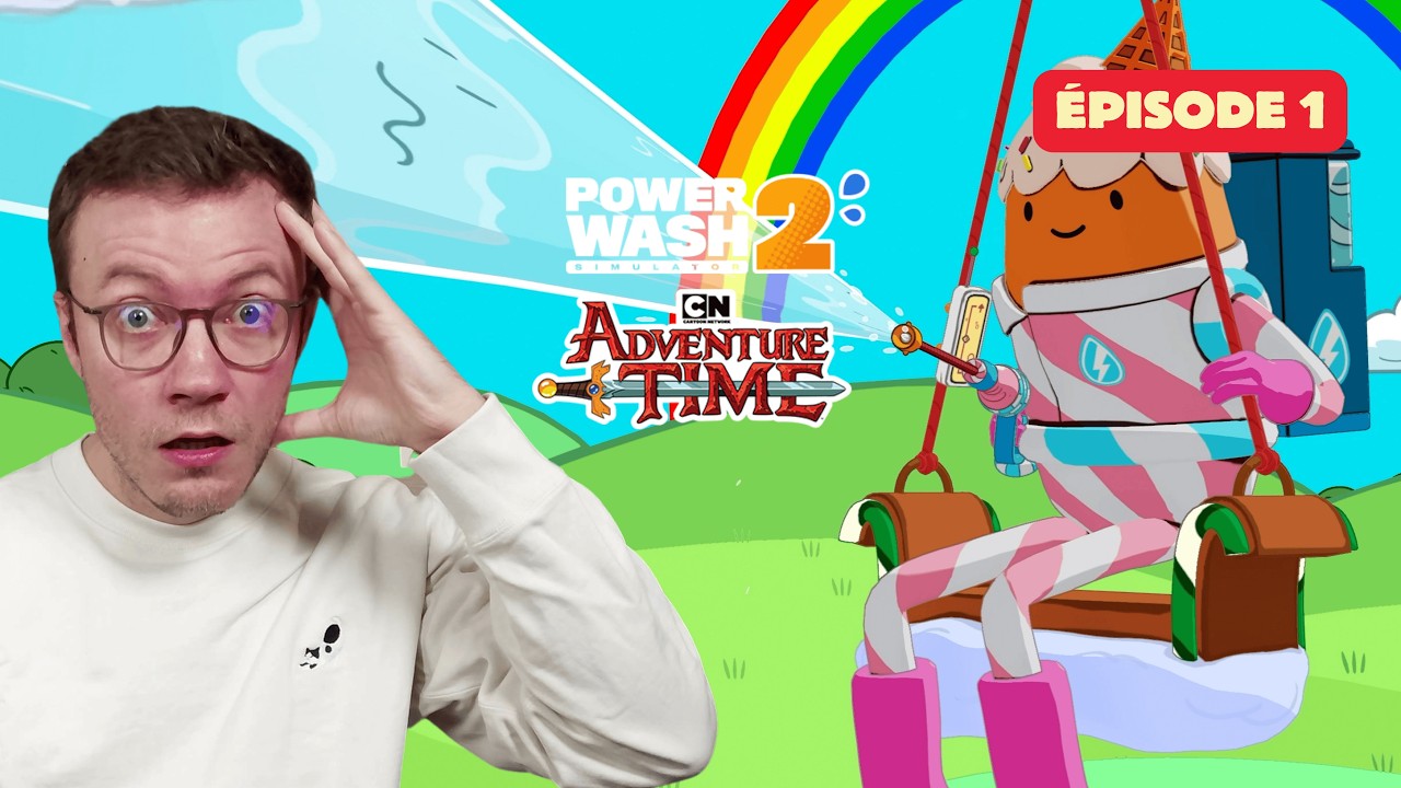 PowerWash Simulator 2 — PowerWash Simulator 2 - Adventure Time Pack : Je test en avant première le nouveau DLC ! EP1