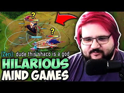 Pink Ward embarrasses the entire enemy team (1000 IQ SHACO DECEPTION)