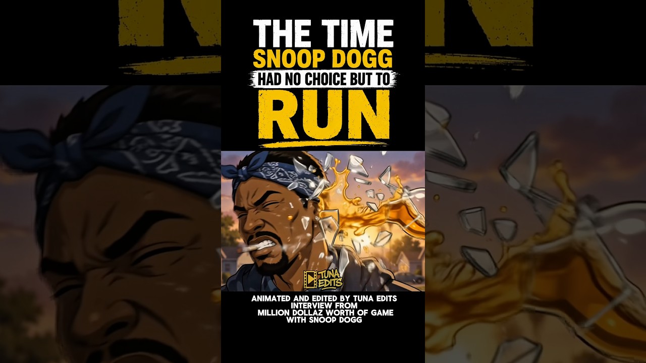 The time Snoop Dogg had no choice but to run #snoopdogg #wallo #gillie #animated #hiphopstories