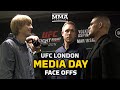 UFC London Media Day Staredowns - MMA Fighting