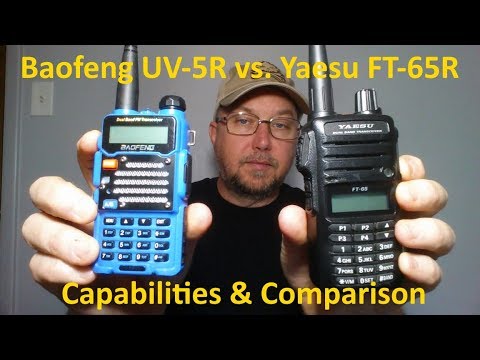 Baofeng UV-5R - Yaesu FT-65R Capabilities, Comparison, And Suggested Frequencies To Monitor