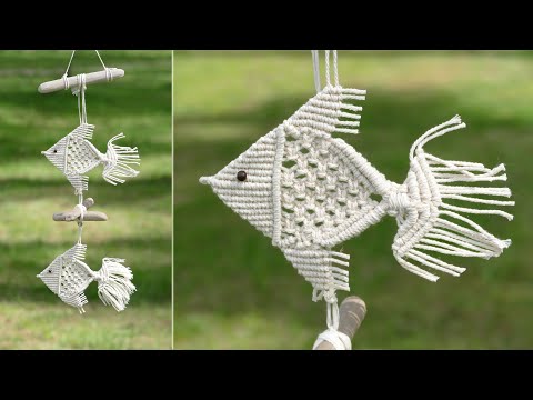 DIY Macrame Star Ornament Tutorial Handmade Christmas Tree Decoration