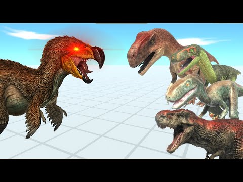 ALL DINOS VS DODOREX - ANIMAL REVOLT BATTLE SIMULATOR