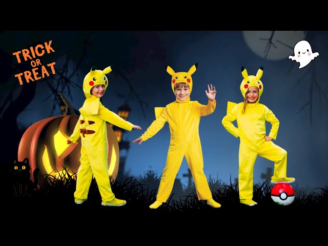 Vídeo relacionado con Pokemon Disfraz Pikachu Oficial de Disguise, Disfraz Pikachu 100% Poliéster, Capucha de Pikachu, Halloween Carnaval, Recomendado para Niños 6-8 Años, Talla M