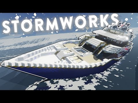 YACHT GETS HIT BY ARCTIC TSUNAMI! - Stormworks: Build and Rescue Gameplay - Sinking Ship Survival - YouTube